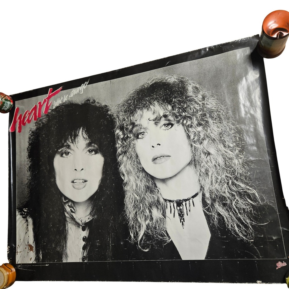 Heart Bebe Le Strange Vintage 1980 Promo Album Large Poster 36x48 Epic Rock